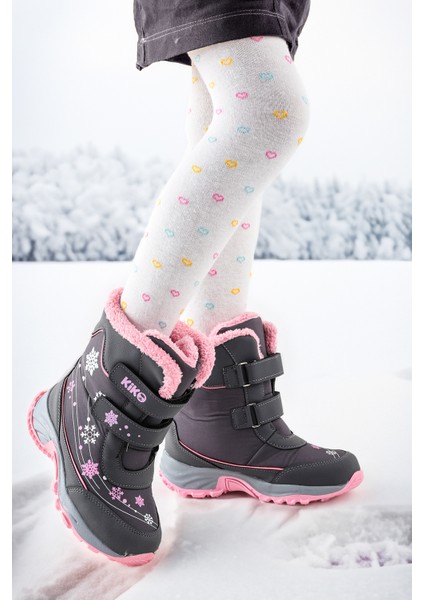 Kartanesi Cırtlı Kız Çocuk Kar Bot Soğuk Suya Dayanıklı