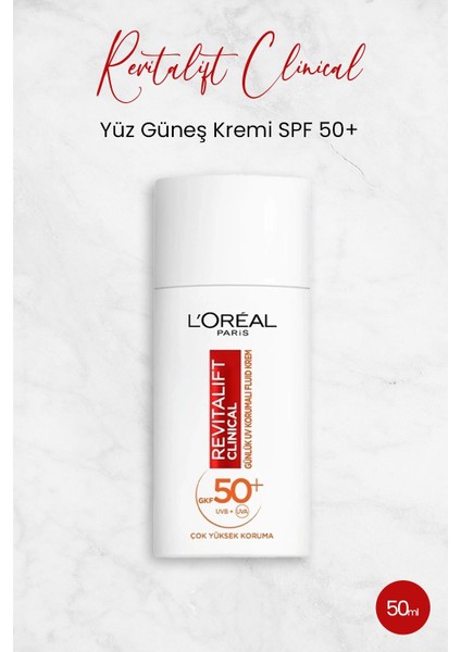 L'Oréal Paris Loreal Paris Revitalift Clinical Spf 50+ Yüz Güneş Kremi 50 ml