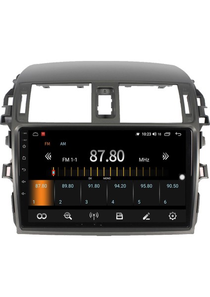Toyota Corolla Android 13 Multimedya Carplay 4gb RAM+64GB HDD 2007-2012 Navigasyon Ekran