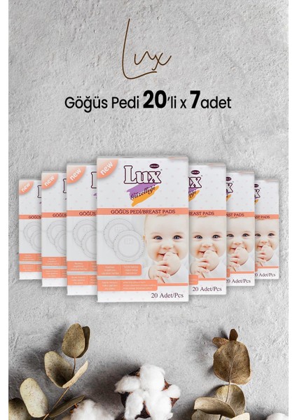 Göğüs Pedi 20' Li x 7 Adet