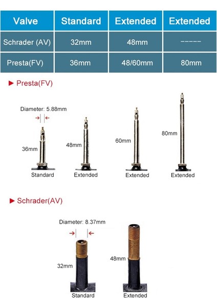 Hsgl Bisiklet  Iç Lastik 27.5x 2.10 -3.00 Presta Fv-47 Extreme Lsı 165