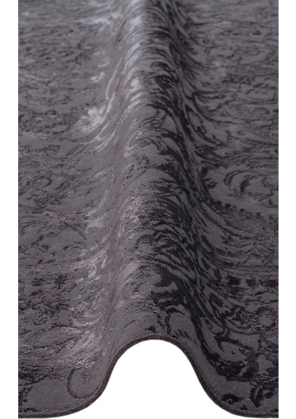 Torıno Tor 01 Antrasıt Sık Dokuma Dökümlü Yere Oturan Hav Toz Vermez Yıkanabilir Kaymaz Tabanlı Modern Halı modelleri
