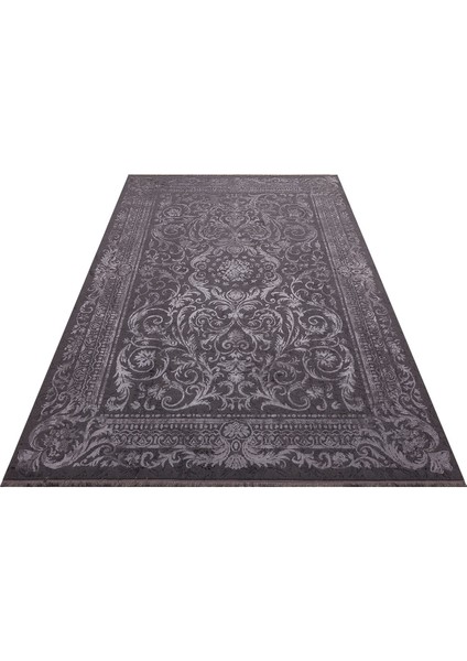 Torıno Tor 01 Antrasıt Sık Dokuma Dökümlü Yere Oturan Hav Toz Vermez Yıkanabilir Kaymaz Tabanlı Modern Halı fırsatları