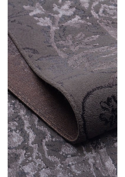 Torıno Tor 01 Antrasıt Sık Dokuma Dökümlü Yere Oturan Hav Toz Vermez Yıkanabilir Kaymaz Tabanlı Modern Halı indirimleri