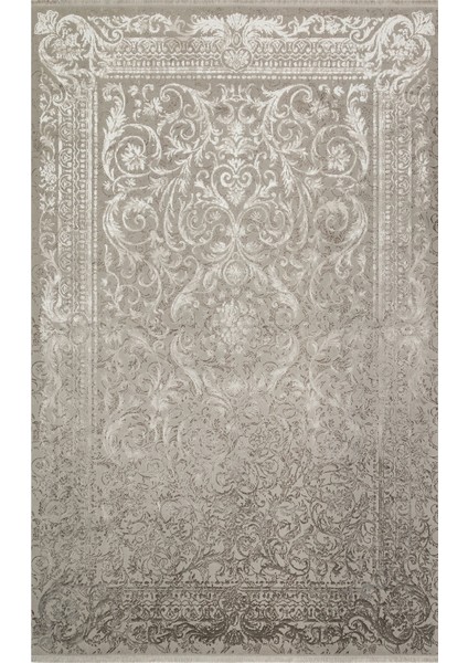 Torıno Tor 01 Grey Sık Dokuma Dökümlü Yere Oturan Hav Toz Vermez Yıkanabilir Kaymaz Tabanlı Modern Halı