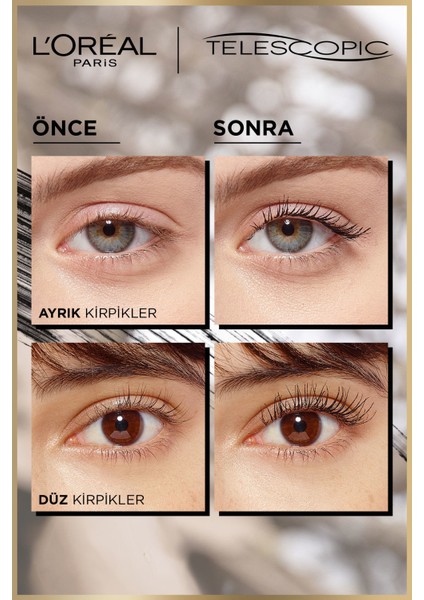 Telescopic Maskara - Siyah & Prime Lab Matte Setter Matlaştırıcı Primer