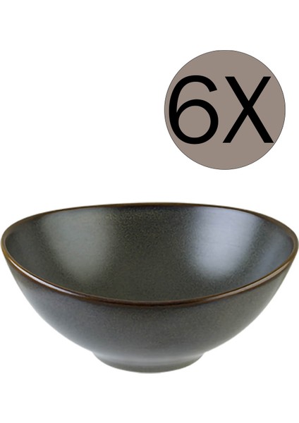 Porselen Gloire Agora 16 cm Kase 640 cc 6'lı Takım