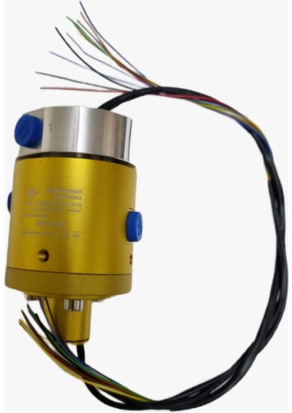 12 Kanallı Hava Geçişli Hybrid Slip Ring, 2 Passage Rotary Joint, Döner Eklemler