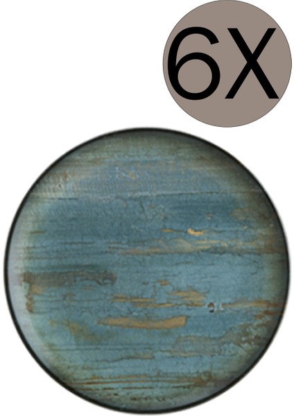 Porselen Madera Mint Gourmet Düz Tabak 17 cm 6'lı Takım fiyatları