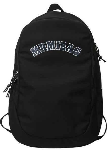 Retro Mektup Düz Renk Sırt Çantası Harajuku Lise Koleji Öğrenci Çantası Kadın Sırt Çantası (Yurt Dışından)