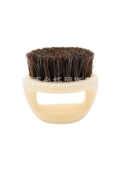 6 Halka Fırça Sakal Temizleme Atı Kıl Taşınabilir Metin Oyun Temizleme Fırçası Kırık Saç (Yurt Dışından)