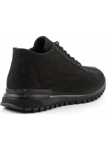 Siyah Nubuk Leather Erkek Bot & Bootie E02733027401