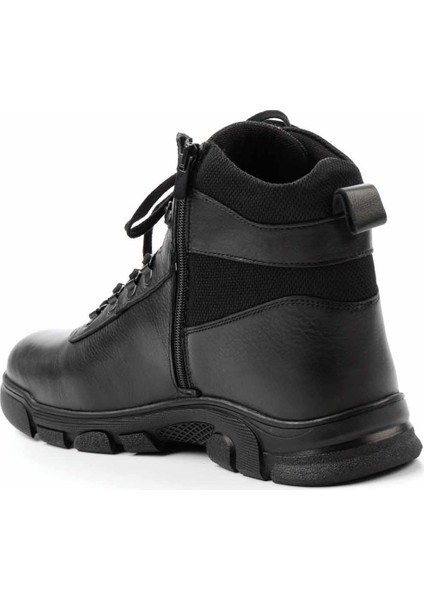 Siyah Napa Leather Erkek Bot & Bootie E02811580843 fırsatları