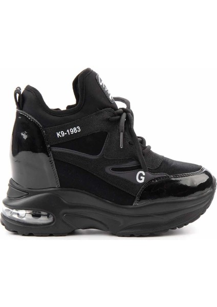 Siyah Rugan Leather Kadın Sneaker K01185300108 fiyatları