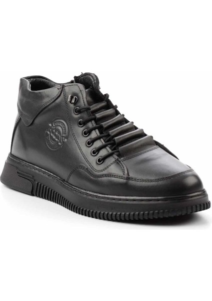Siyah Leather Erkek Bot & Bootie E02387019003