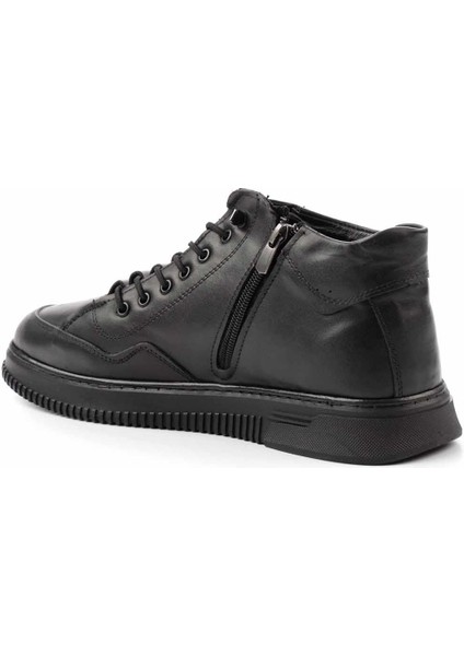 Siyah Leather Erkek Bot & Bootie E02387019003