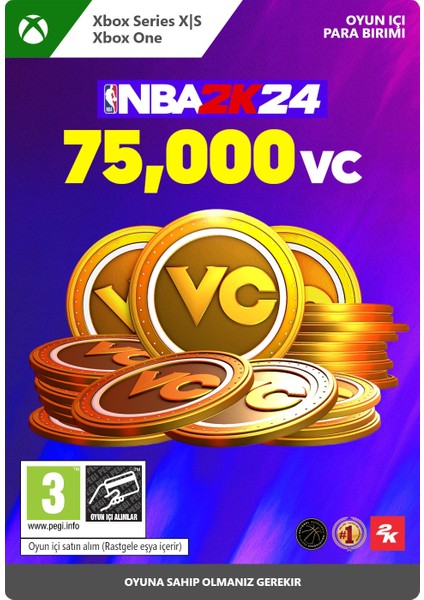 Nba 2K24: 75,000 Vc