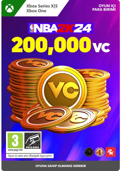 Nba 2K24: 200,000 Vc