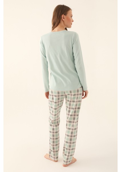 8705 Kadın Uzun Kol Pijama Takım modelleri