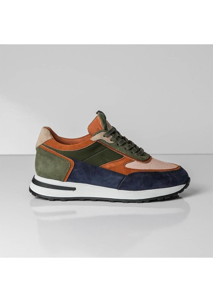 Pergamon Model Gerçek Deri Erkek Sneaker - Erkek Günlük Spor Ayakkabı