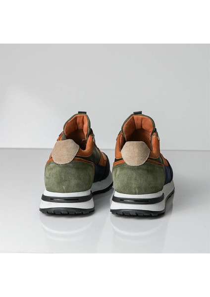 Pergamon Model Gerçek Deri Erkek Sneaker - Erkek Günlük Spor Ayakkabı