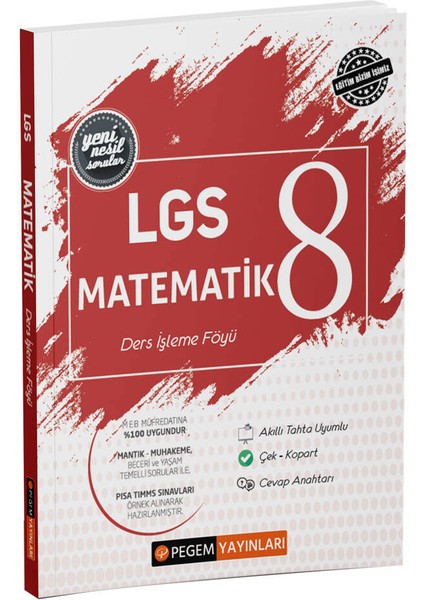 Pegem Akademi Yayıncılık LGS Matematik Ders İşleme Föyü