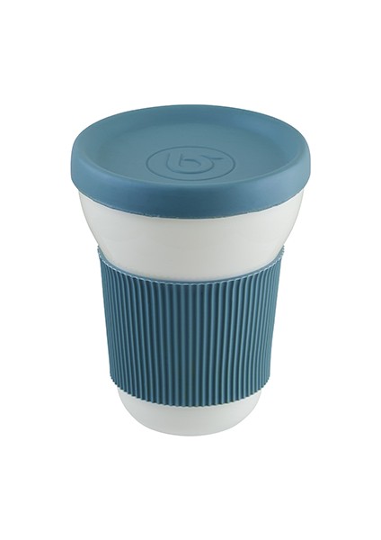 Softline Silikon Kapaklı Porselen 350cc Mug