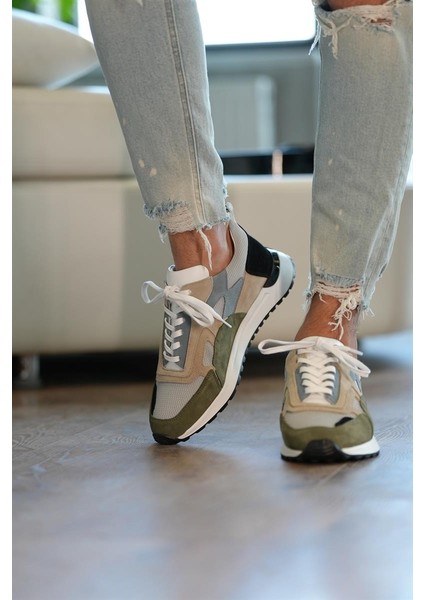 Cladius Model Gerçek Deri Erkek Sneaker - Erkek Günlük Spor Ayakkabı