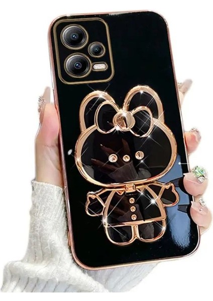 Xiaomi Redmi Note 12 Pro 5g Uyumlu Tavşan Aynalı Stantlı Kılıf fiyatları