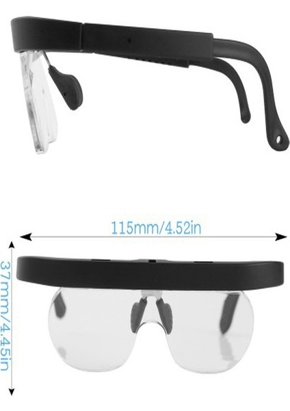 Gözlük Büyüteç Kitap Okuma Büyüteci 3 Farklı Lensli fiyatları