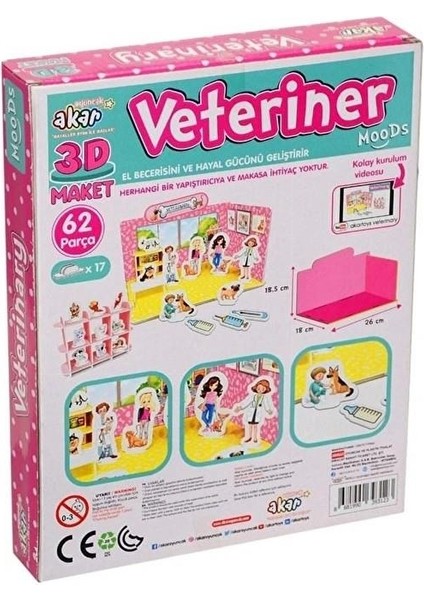 93-123 Veteriner 3D Maket fiyatları