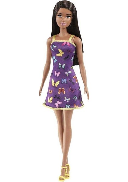 Şık Barbie Mor Kelebekli Elbiseli modelleri