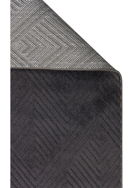 Urban Urb 01 Black Etnik Desenlere Sahip Hav Toz Vermez Yumuşak Dokulu Modern Iskandinav Halı fiyatları