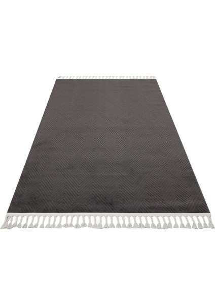 Urban Urb 01 Black Etnik Desenlere Sahip Hav Toz Vermez Yumuşak Dokulu Modern Iskandinav Halı indirimleri