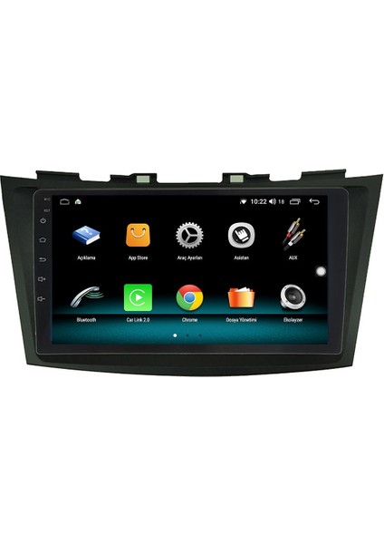 Suzuki Swıft Android 13 Multimedya Carplay 4gb RAM+64GB HDD 2012 Navigasyon Ekran