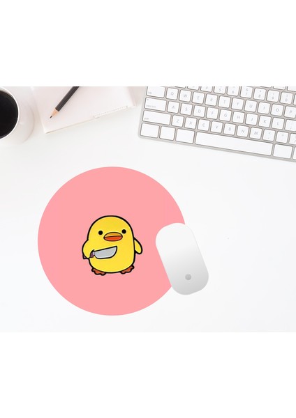 Baskıtech Katil Civciv Desenli Baskılı Mouse Pad