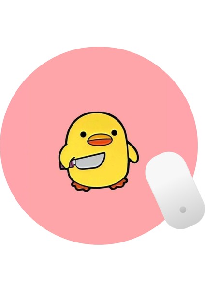 Baskıtech Katil Civciv Desenli Baskılı Mouse Pad