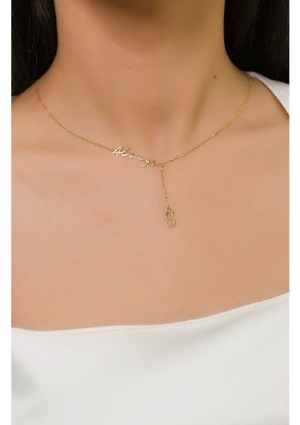 Harf Kolye 14 Ayar A052278