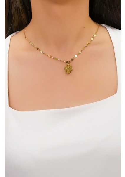 Fatma Ana Eli Kolye 14 Ayar A051688