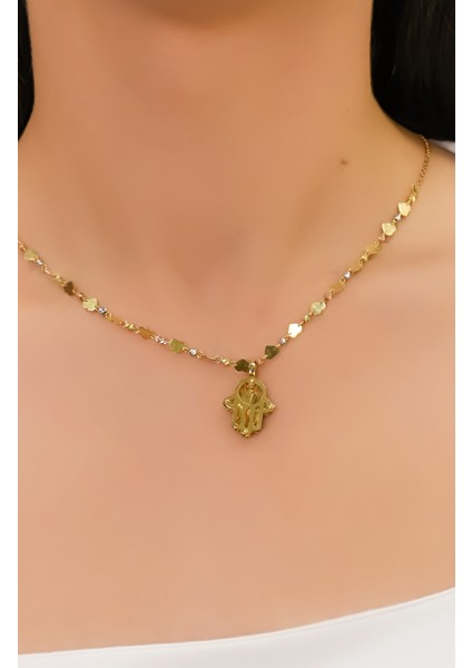 Fatma Ana Eli Kolye 14 Ayar A051688 fiyatları