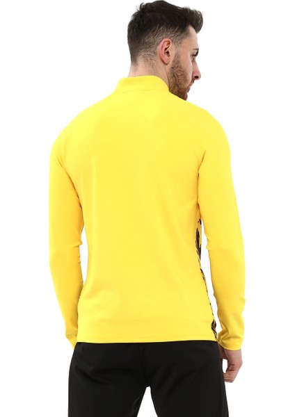 Erkek Yarım Fermuarlı Sweatshirt Dıgnus Sarı