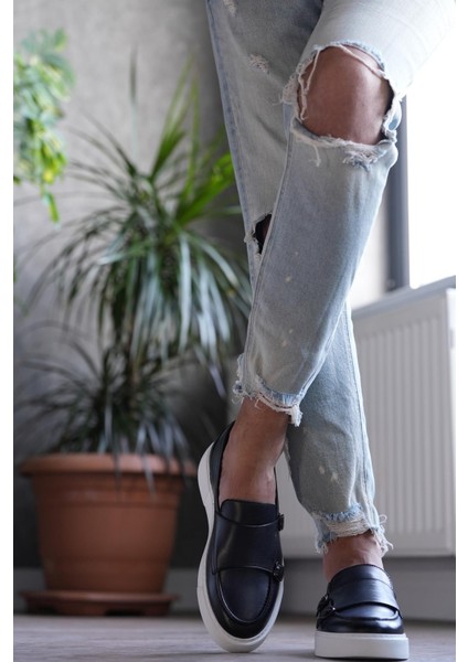 Maro Model Gerçek Deri Erkek Lacivert Loafer - Erkek Günlük Ayakkabı fırsatları