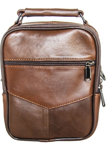 Deri Çelik Kasalı Dikey El Çantası Küçük Boy fırsatları