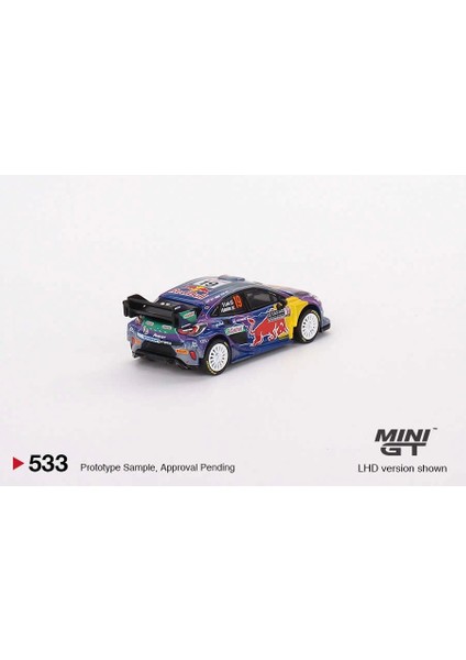 1/64 Ford Puma Rally1 #19 M-Sport Ford Wrt 2022 Rally Montecarlo Winner MGT00533 modelleri