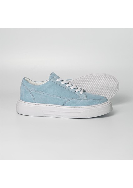 Ephesus Model Gerçek Deri Erkek Gök Mavi Casual Ayakkabı - Erkek Günlük Ayakkabı modelleri