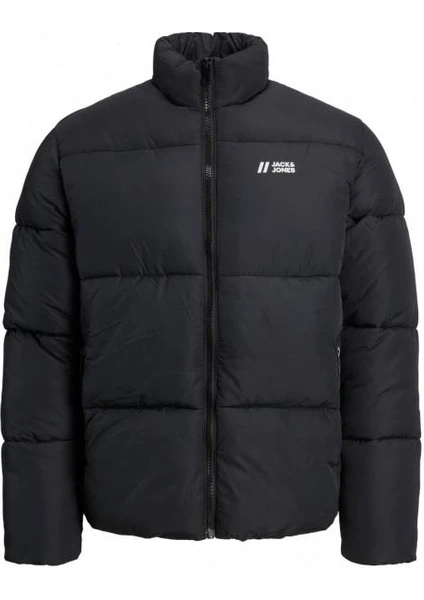 Jack & Jones Siyah Erkek Mont 12238745_JJMAX PUFFER JACKET