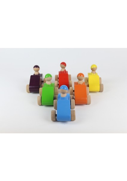 Aliwooden 6 Lı Waldorf Araba Seti modelleri