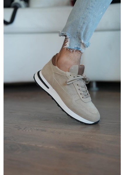 Livius Model Gerçek Deri Erkek Camel Casual Ayakkabı - Erkek Günlük Ayakkabı