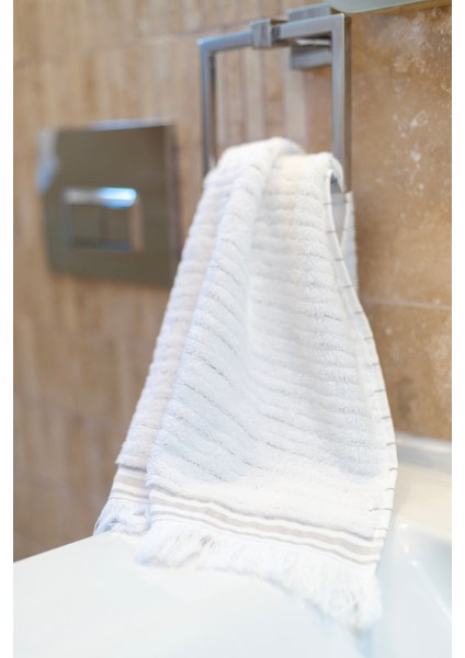 Bliss %100 Pamuk Yüz Havlusu Beyaz 50x90