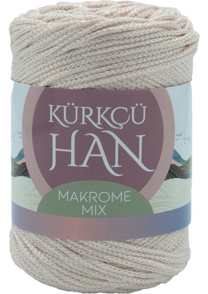 Makrome Mix 200GR 120M El Örgü Ipi Pembe
